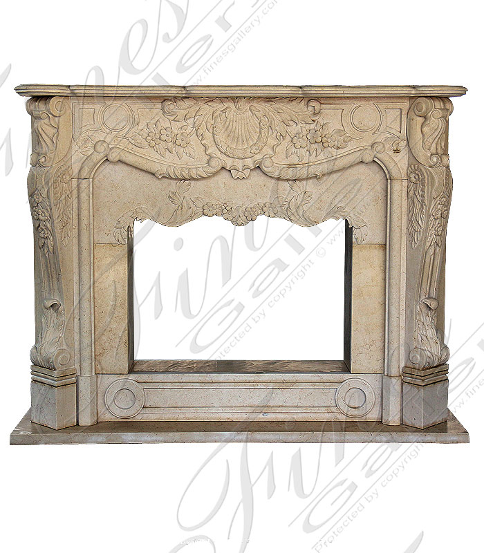 Ornate Rococo Fireplace Surround
