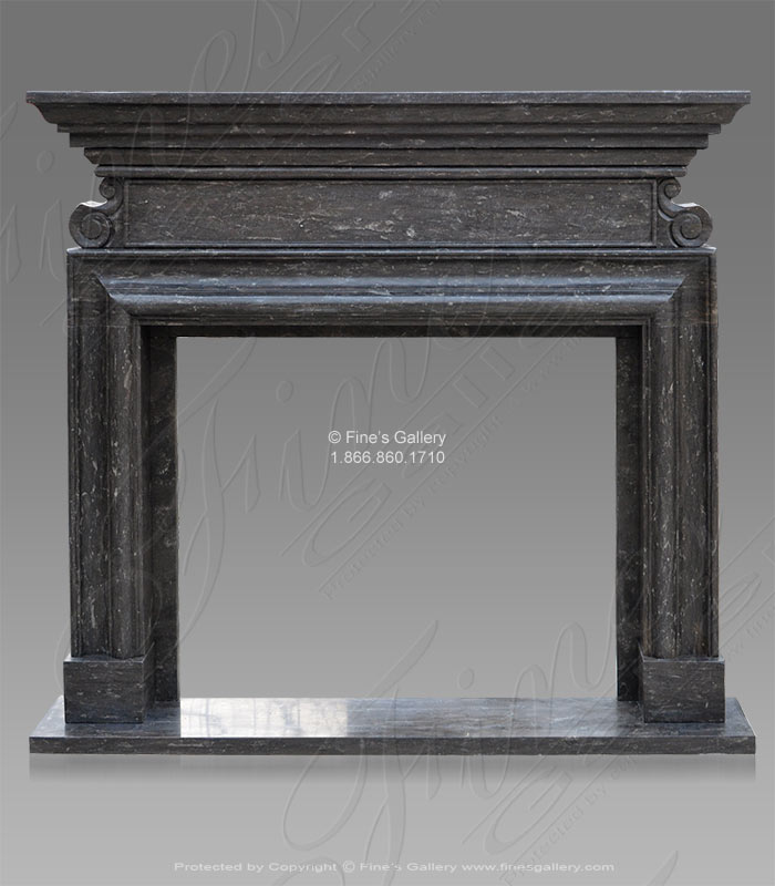 Black Marble Fireplace