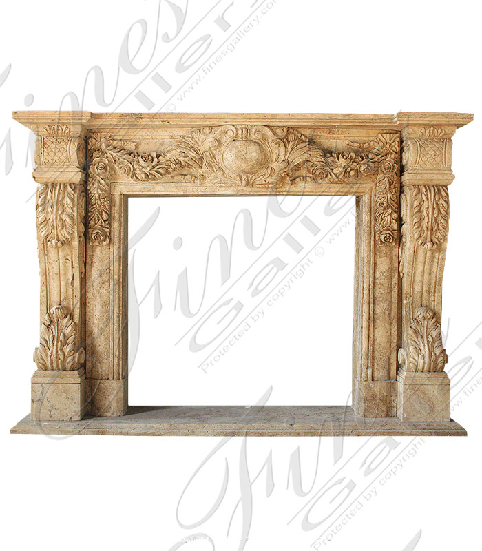 French Gold Calcium Mantel