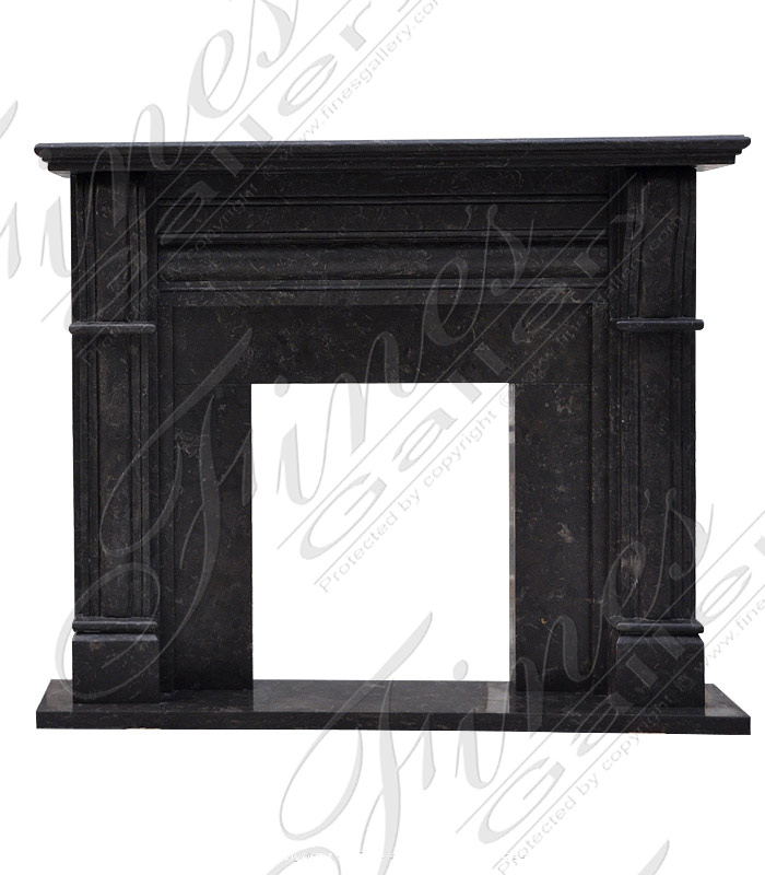 Black Marble Fireplace