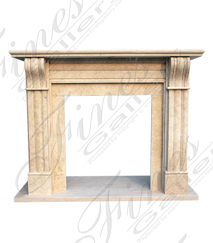 Modern Marble Fireplace