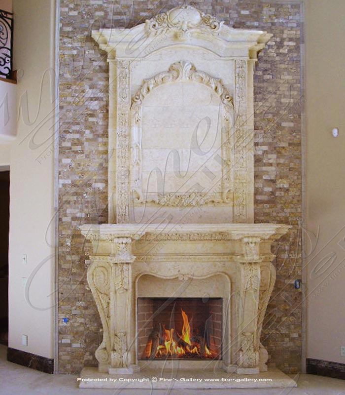 Elegant Renaissance Overmantel