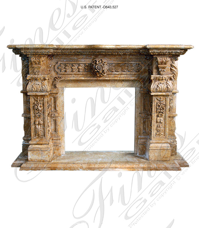 Luxury Estate Marble Fireplace