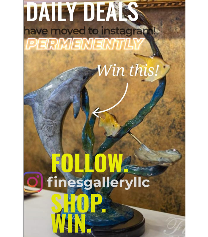 Follow, Shop and Win!  Only on Instagram