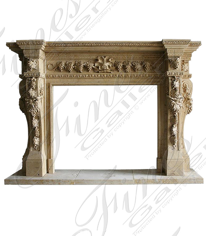 Prized Vineyards Marble Mantel