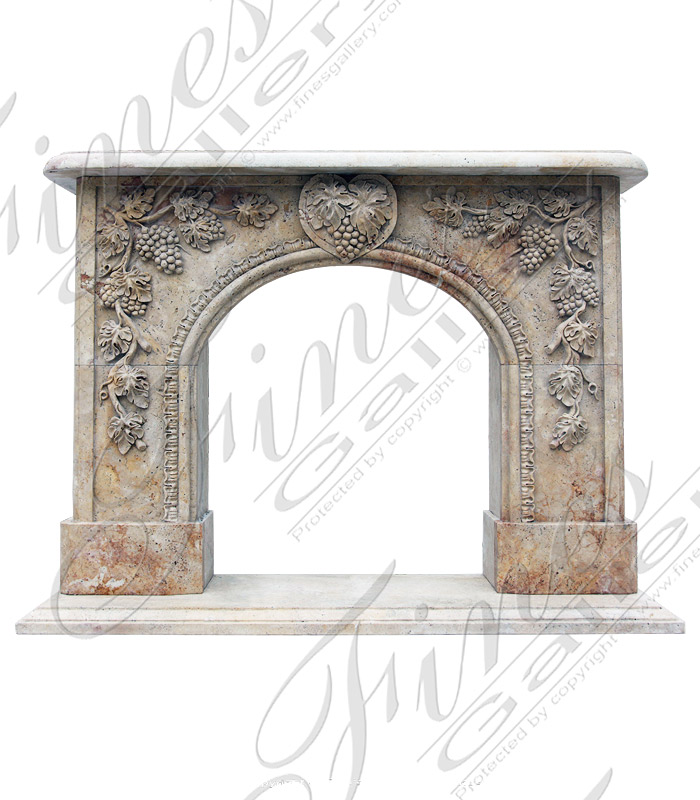 Grape Harvest Marble Mantel