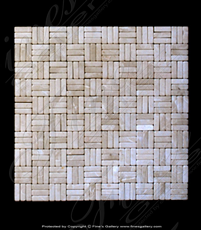 Basket Weave Marble Mosaic