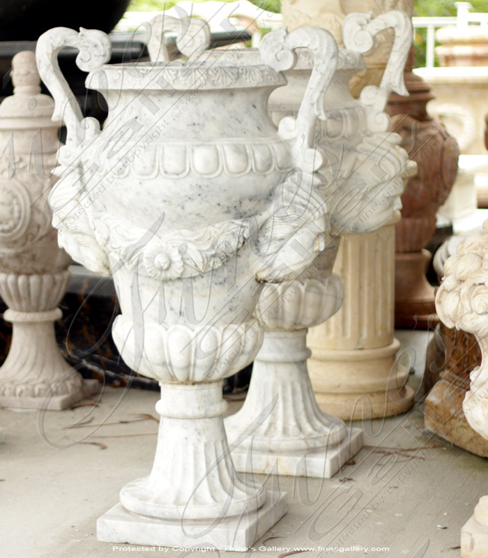 Italian Gothic Marble Planter