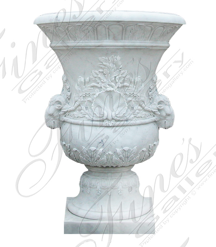 Italian Gothic Marble Planter