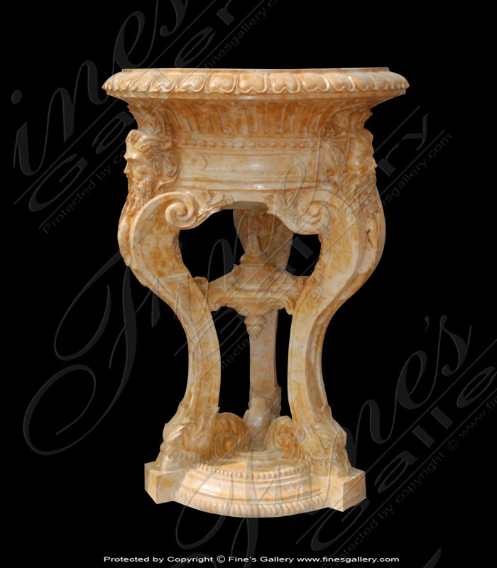 Three Legged Marble Planter