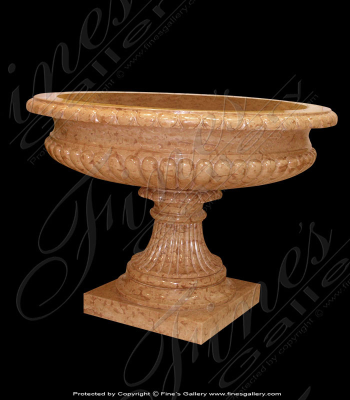 Large Basin Marble Planter