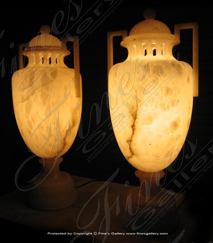 Lighted Urns