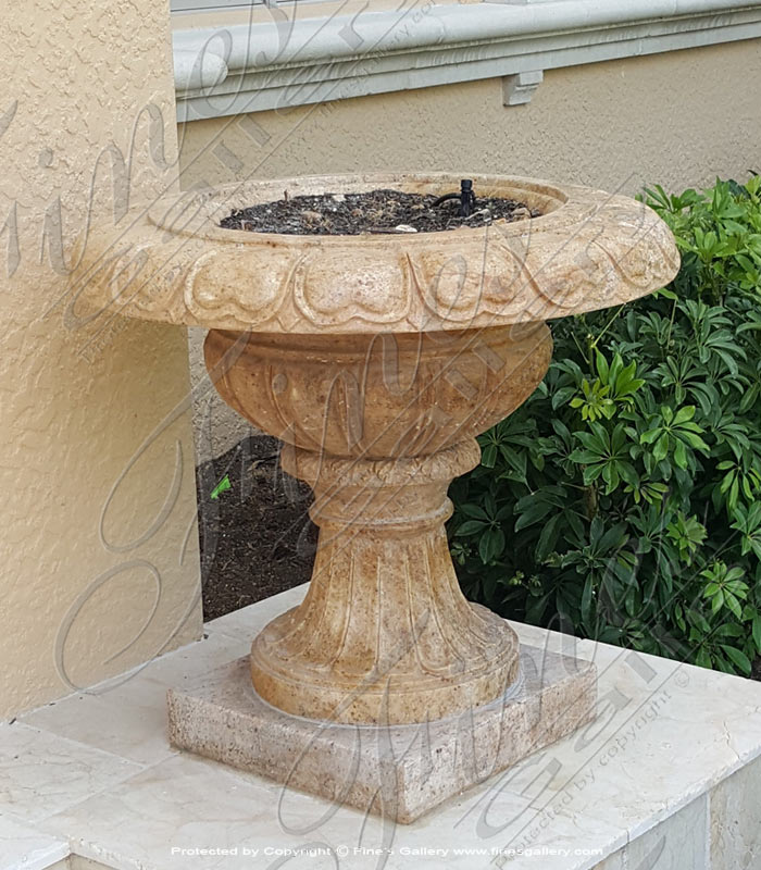 Granite Planter Pair