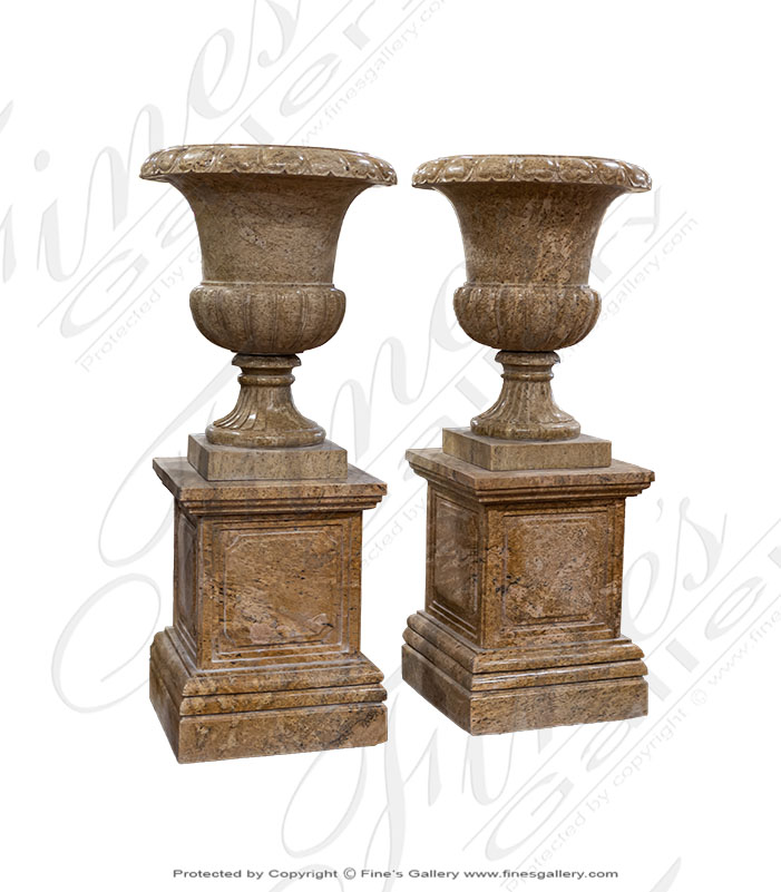 Granite Planter Pair