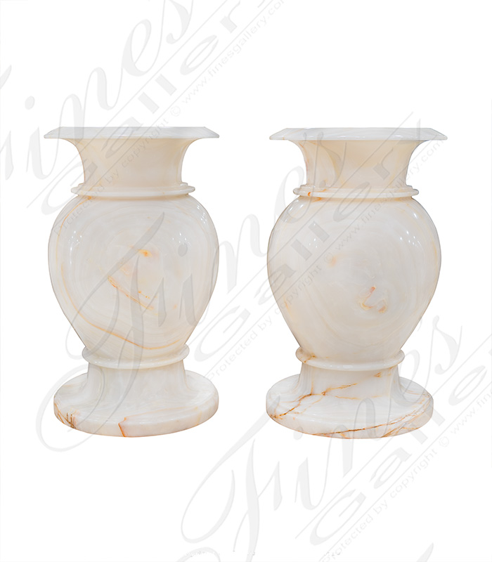 Onyx Urn Pair