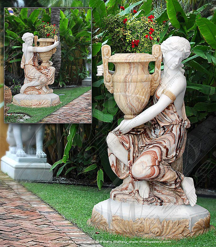 Females Holding Urns Pair