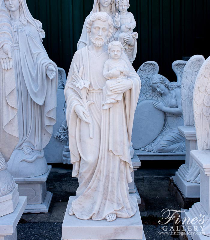 Saint Joseph Marble Statue