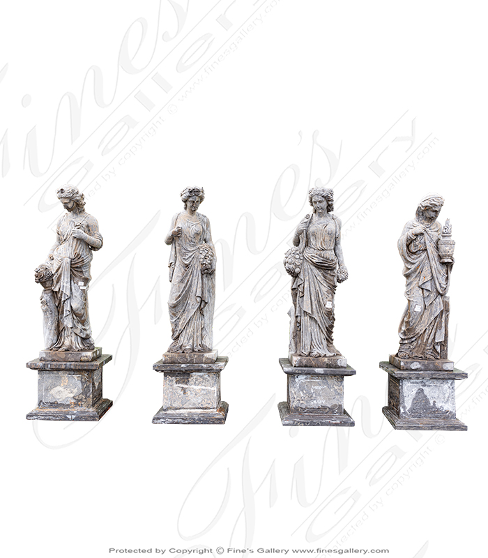 Four Seasons Marble Statues