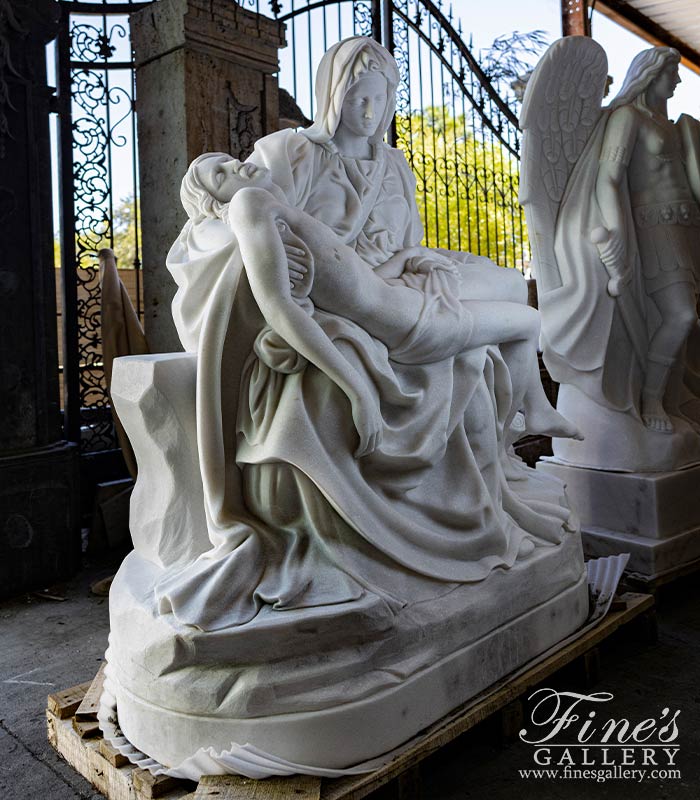 Marble Pieta Statue