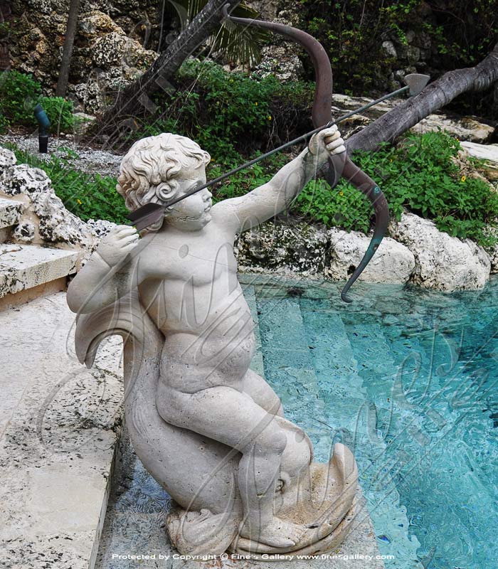 Marble Cupid Statue