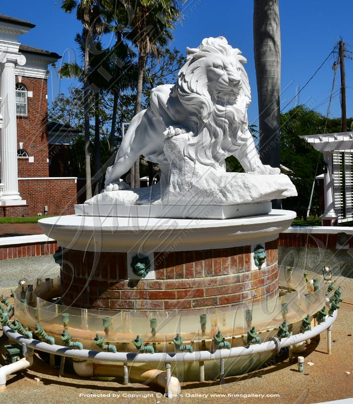 Marble Lion Installation