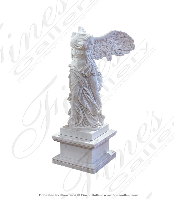 Winged Victory Marble Statue