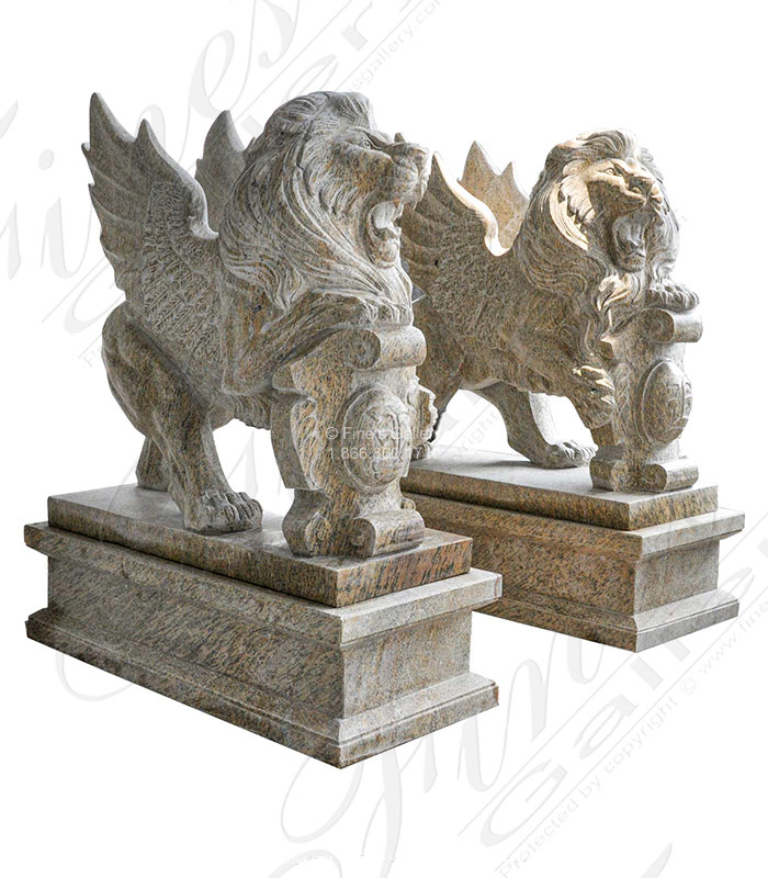 Granite Winged Chimera Pair