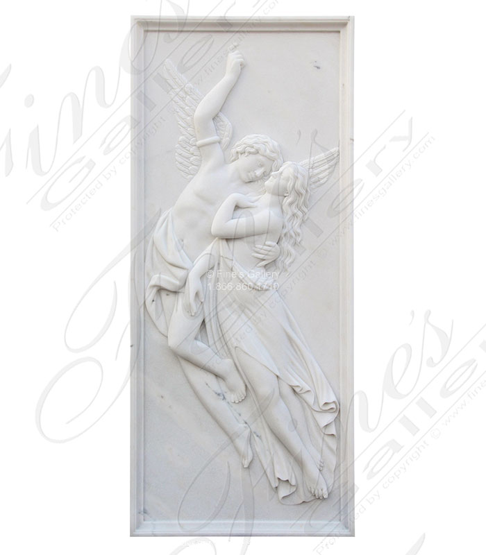 Angel Seduction in Statuary White Marble 