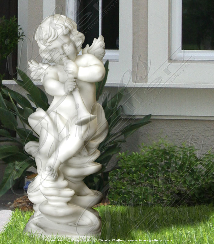 Cupid Playing the Horn