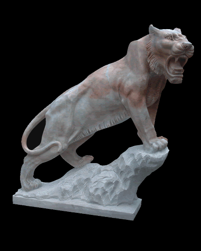 Marble Tiger Statue
