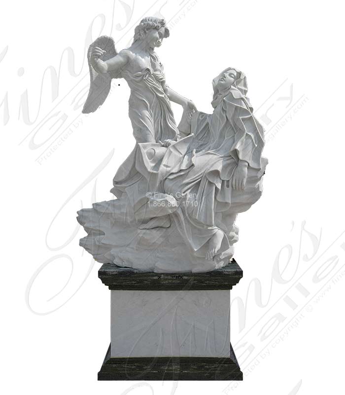 Ecstasy of St Teresa Marble Statue