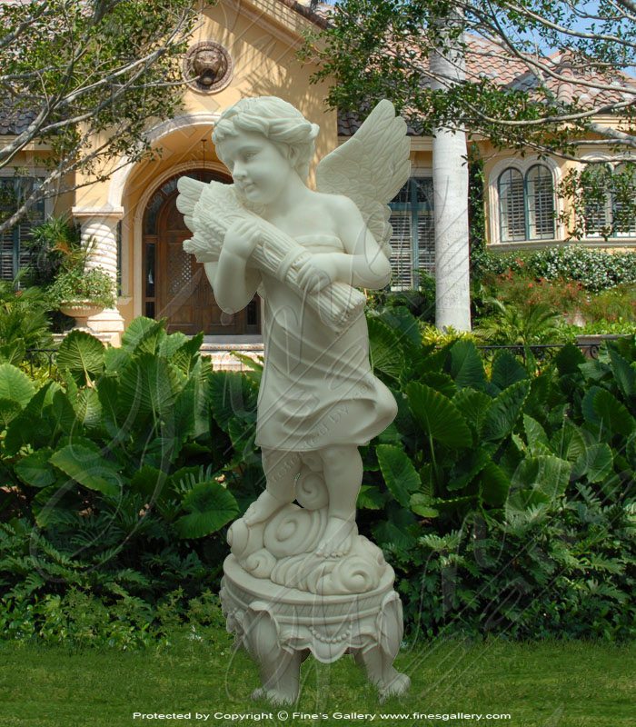 Child Angel with Wheat