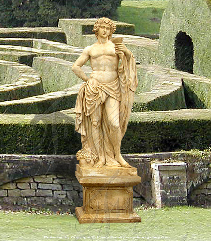 Bacchus Marble Statue