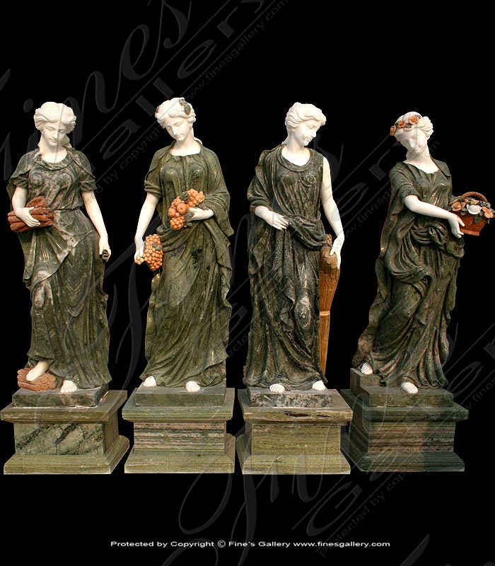 Greek Women Statue Set