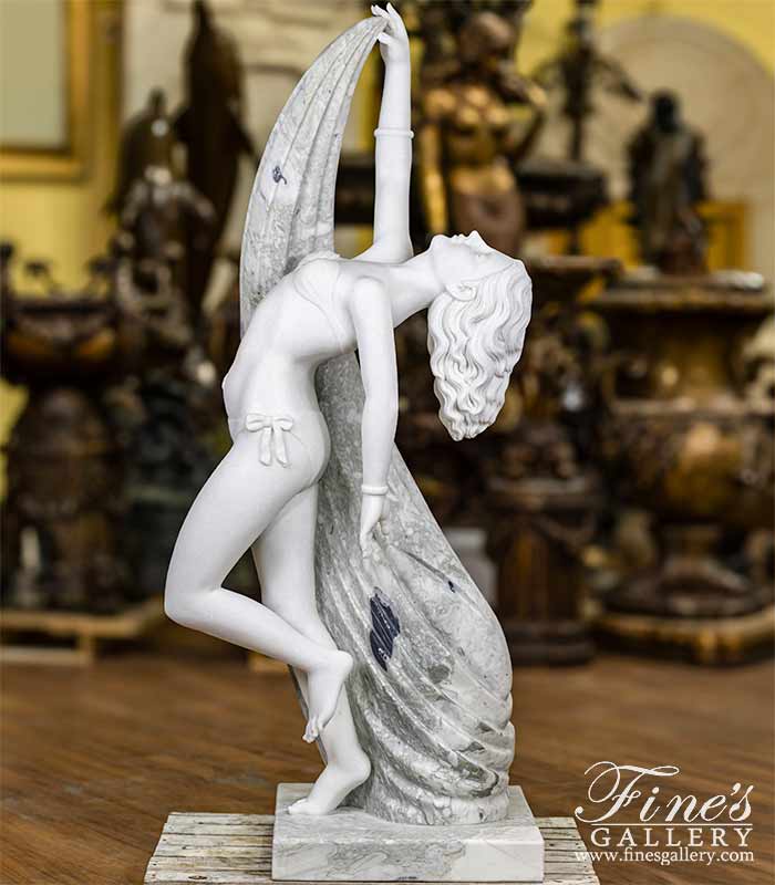 Swimsuit Dancer Marble Statue