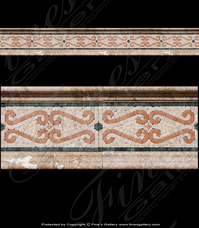 Marble Mosaic Wall Border