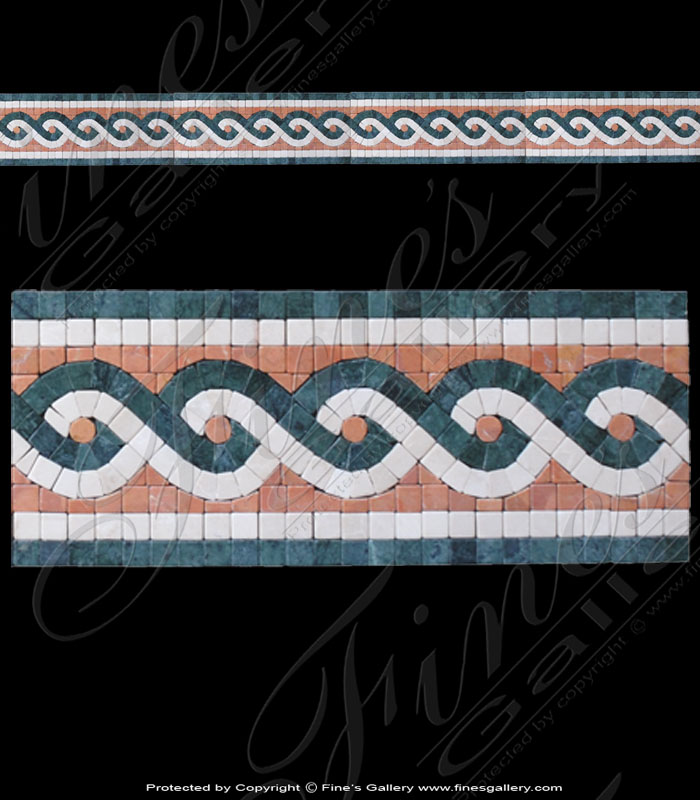 Contrast Mosaic Marble Border