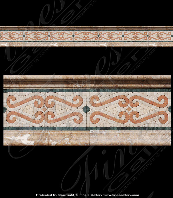 Mosaic Tiled Border