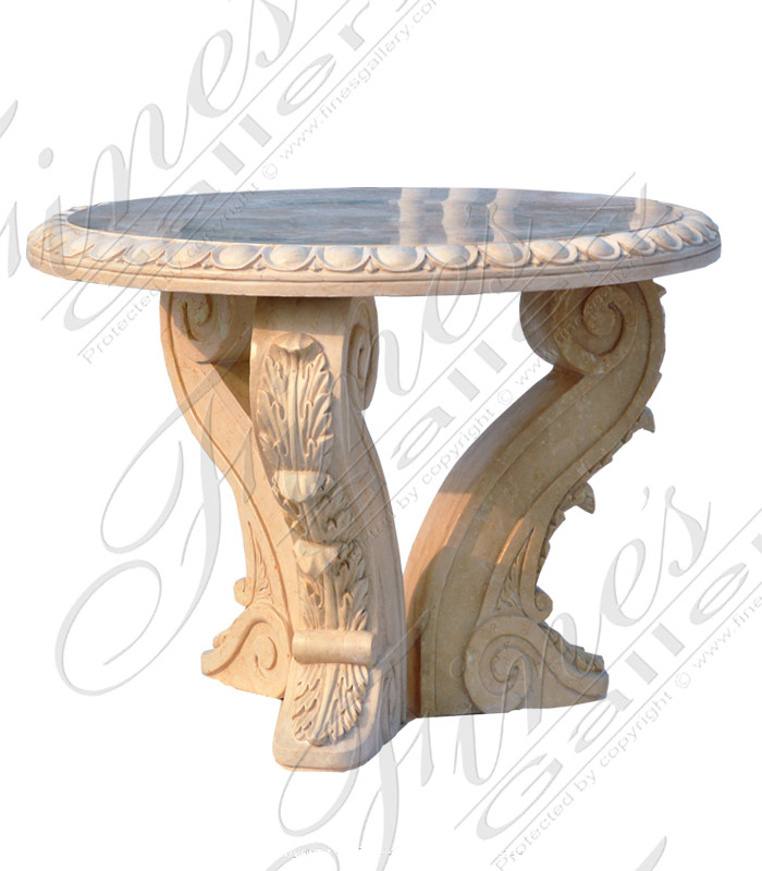 Cream Marble Table