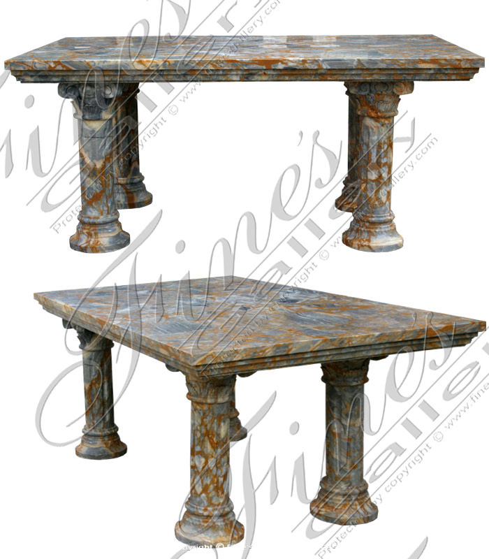 Breccia Antique Table