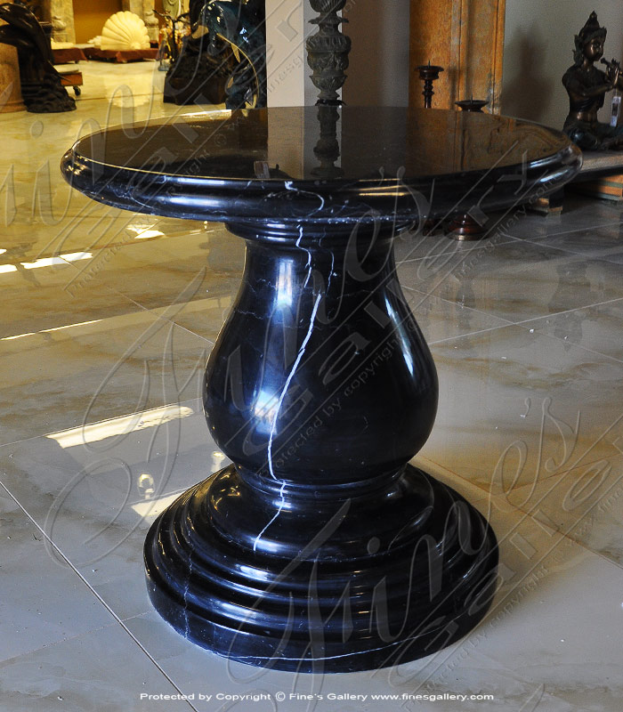 Nero Marquina Marble Table