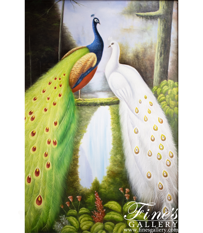 Painting Canvas Artwork  - Birds Of A Feather Canvas Painting  - ART-005