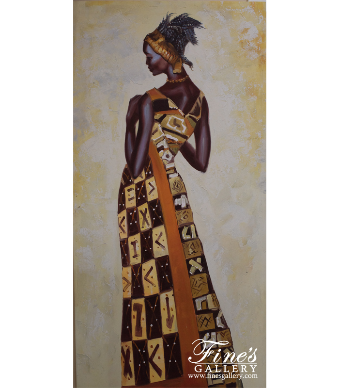 Painting Canvas Artwork  - A Styling Queen Canvas Painting - ART-049