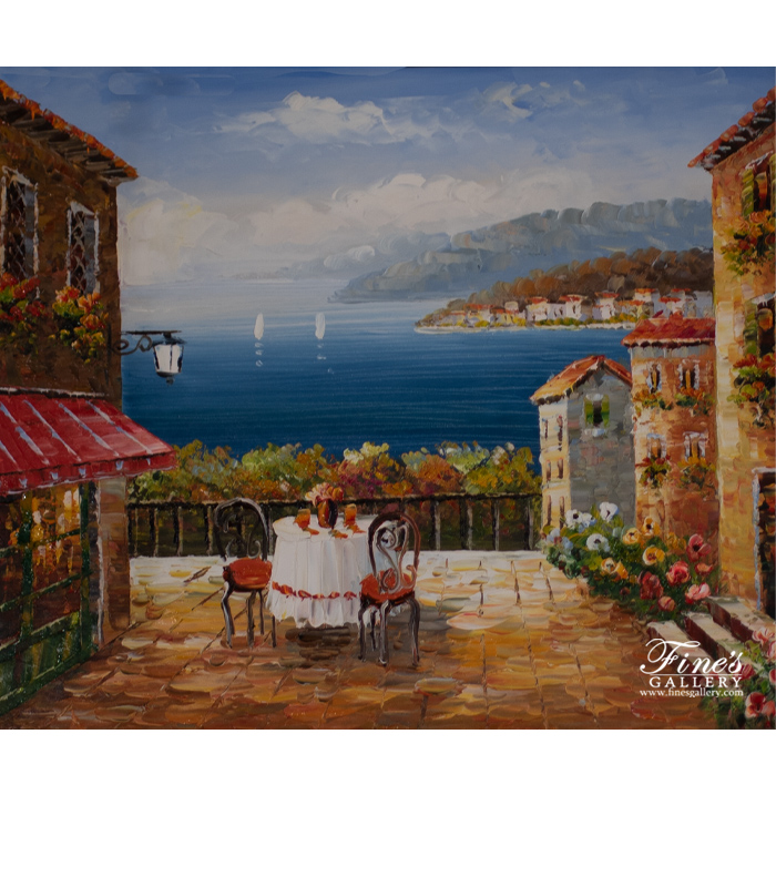 The Mediterranean Sea Canvas Painting 