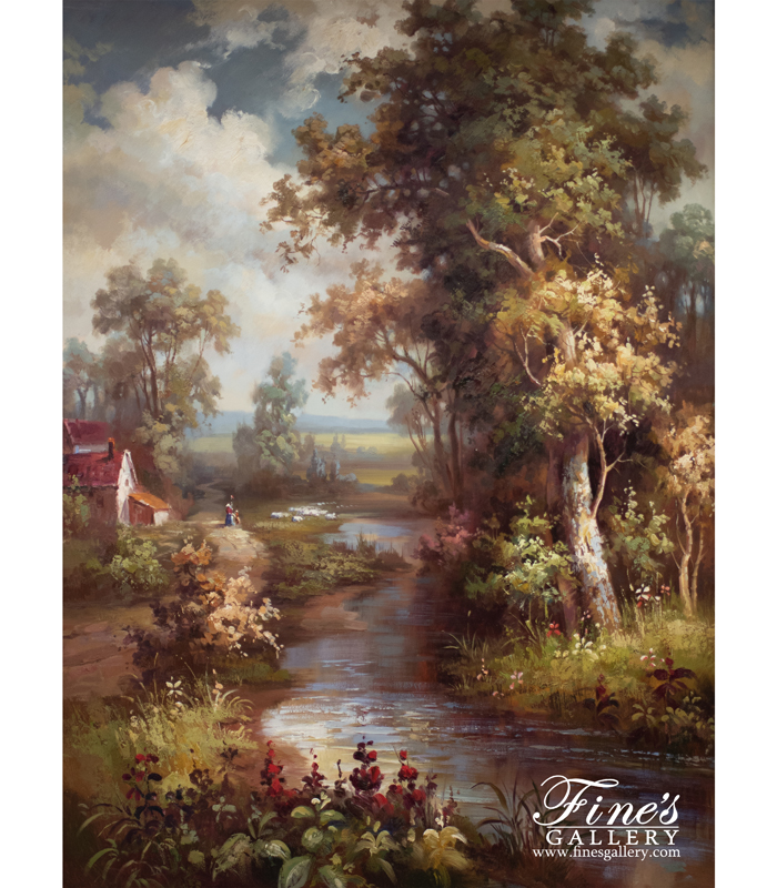 Search Result For Painting Canvas Artwork  - Spring Is In The Air Canvas Painting - ART-012