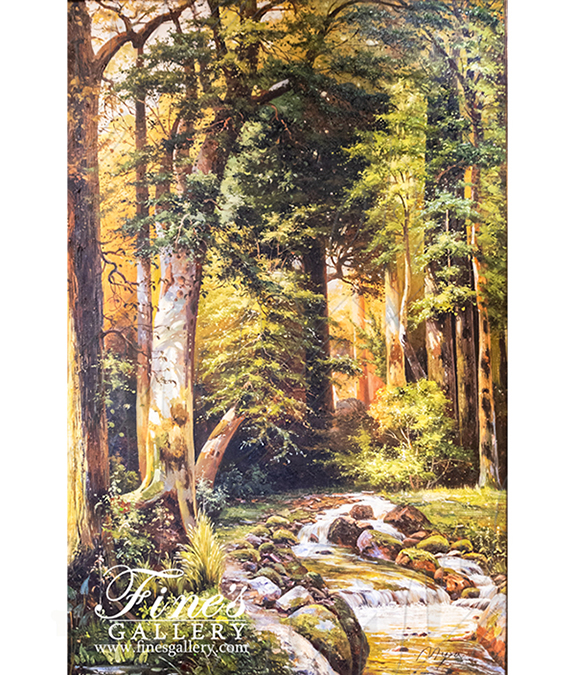 Painting Canvas Artwork  - In The Forrest Canvas Art - ART-061