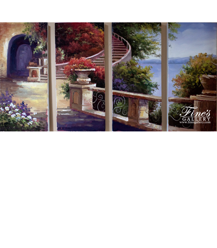 Painting Canvas Artwork  - Stairs To Peace Canvas Art - ART-062