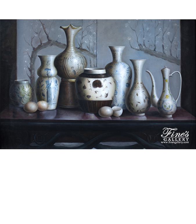 Painting Canvas Artwork  - Vases Canvas Painting - ART-100