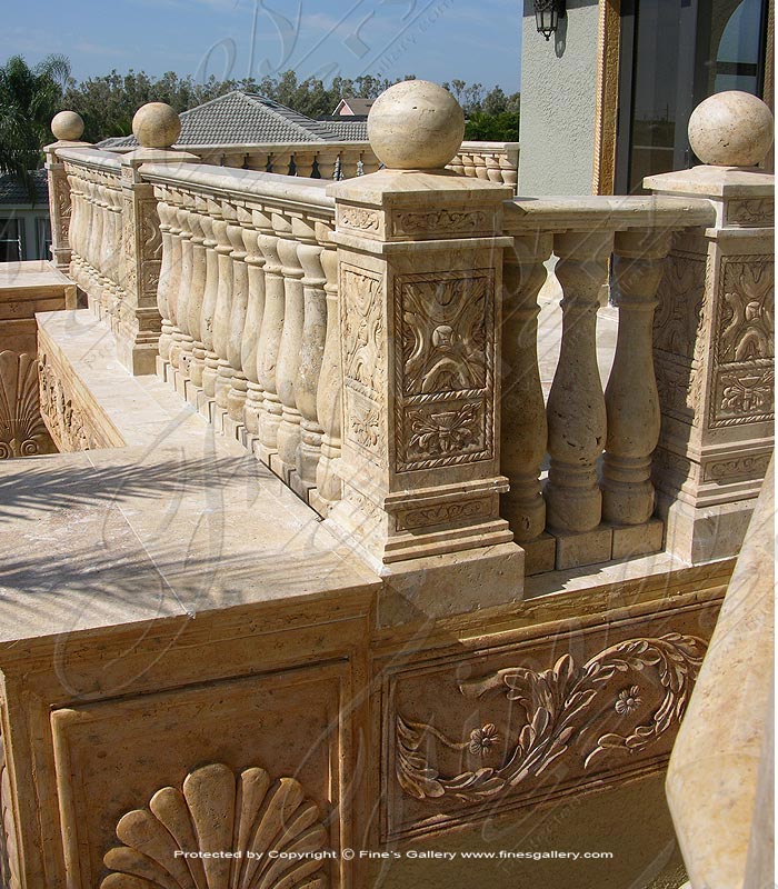 Marble Balusters  - Antique Style Marble Baluster - BAL-048