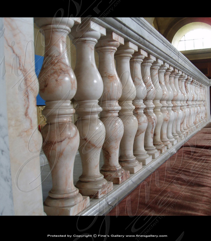 Search Result For Marble Balusters  - Fior Di Pesco Marble Baluster - BAL-061